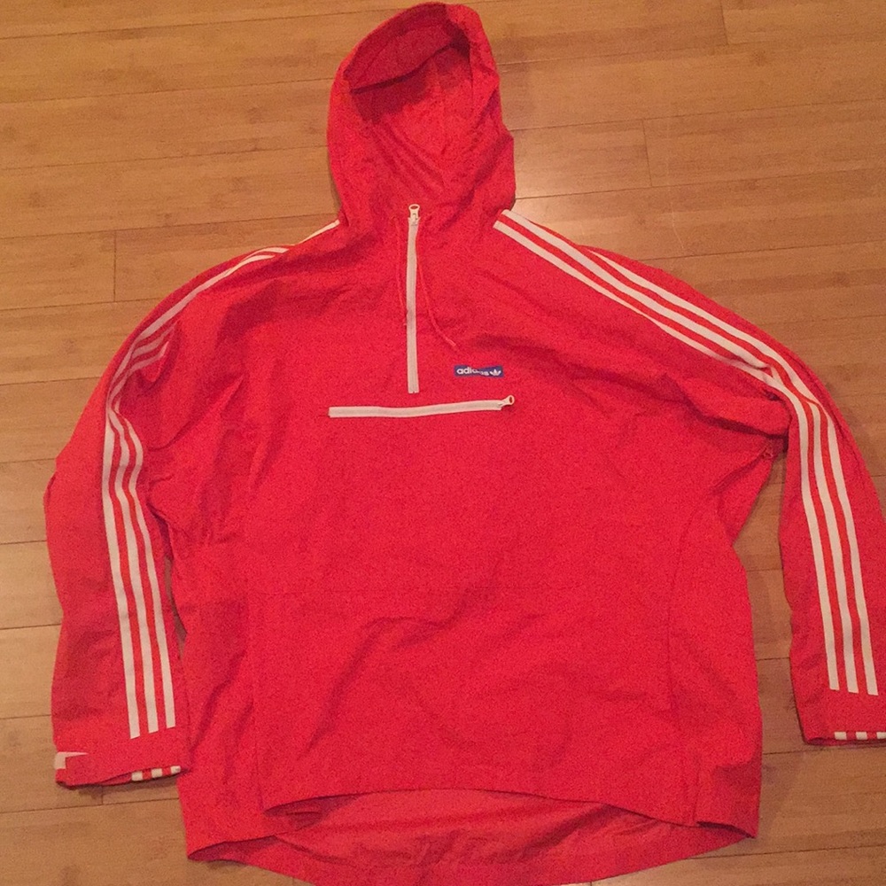 Adidas vintage raincoat